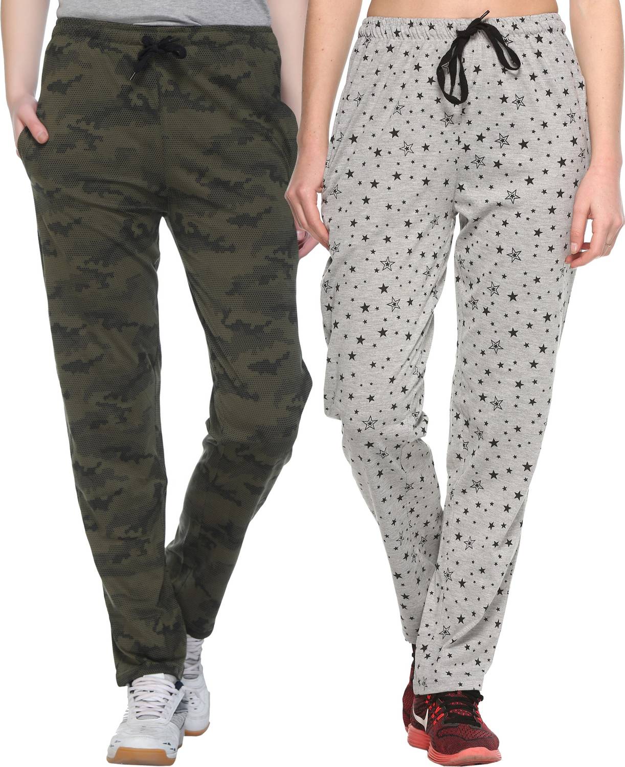 69GAL Printed Women Multicolor Track Pants
