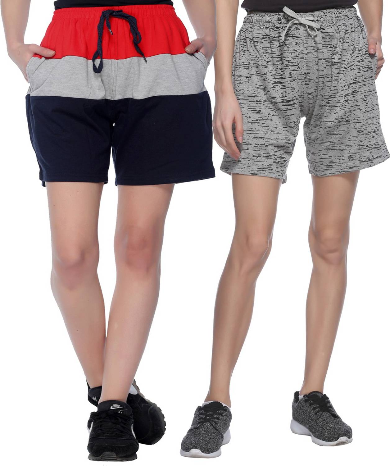 69GAL Short For Girls Casual Printed Cotton Blend