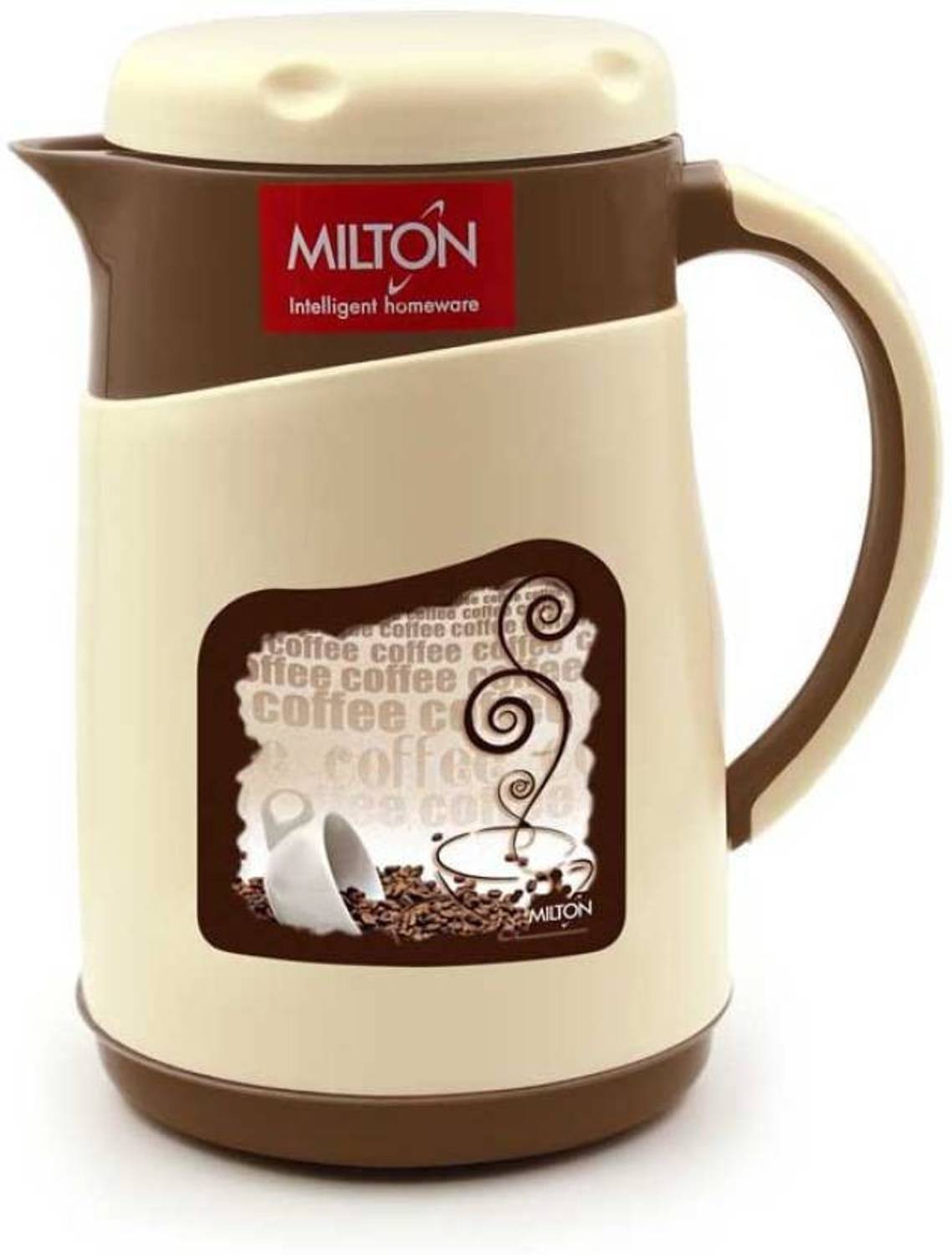 MILTON Viva 750ML Kettle Jug (Pack of 1,BROWN) 1000 ml Plastic Flask