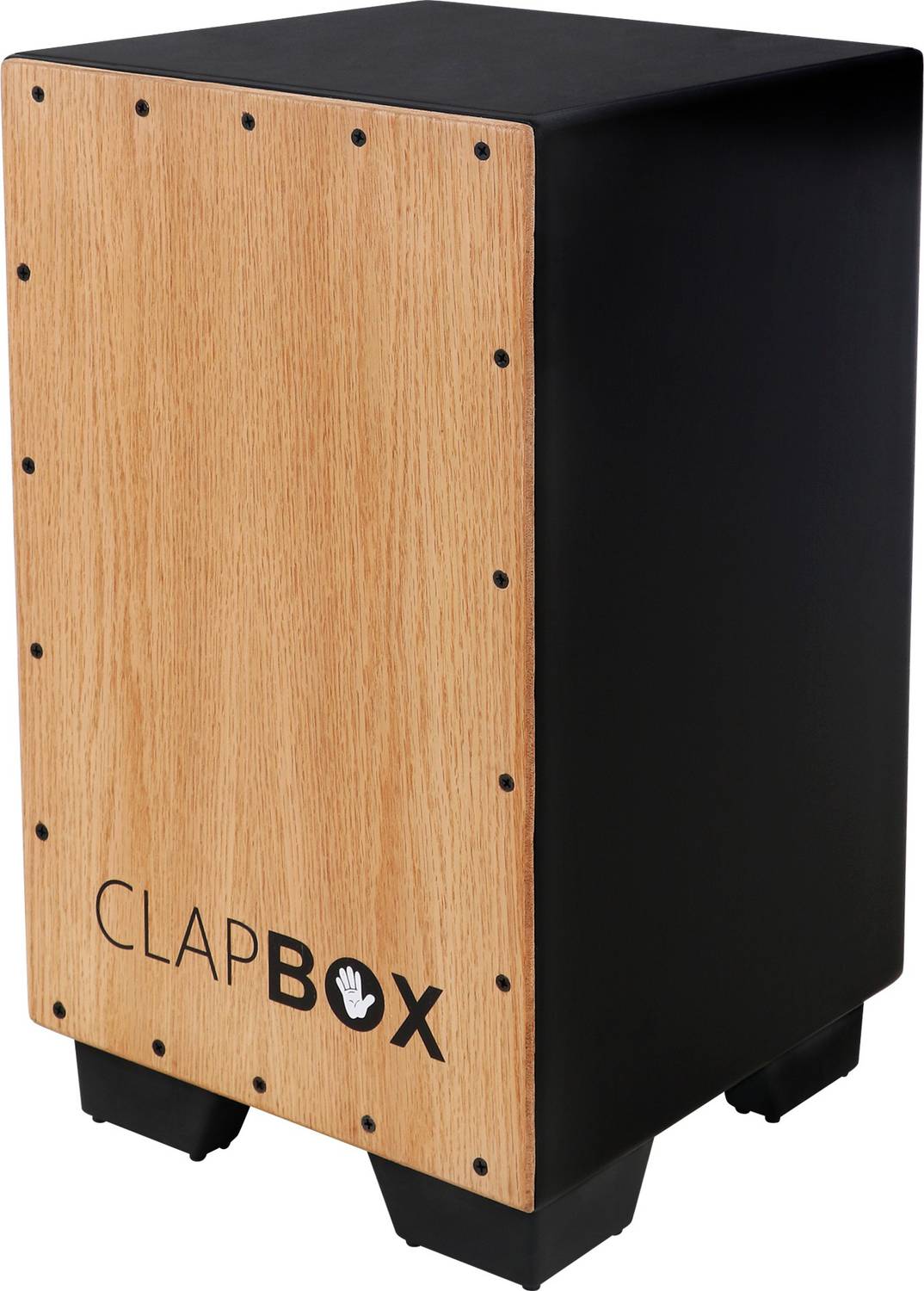 Clapbox Cajon CB11 -Black, Oak (H:50 W:30 L:30) - 3 Internal