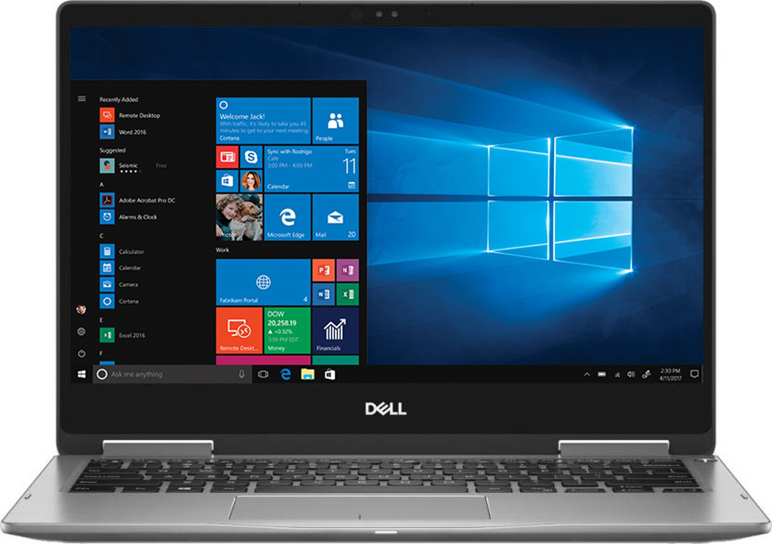 Image of DELL Inspiron 13 7000 Intel Core i7 8th Gen 8550U - (16 GB /512 GB SSD /Windows 10 Home) 7373 2 in 1 Laptop
