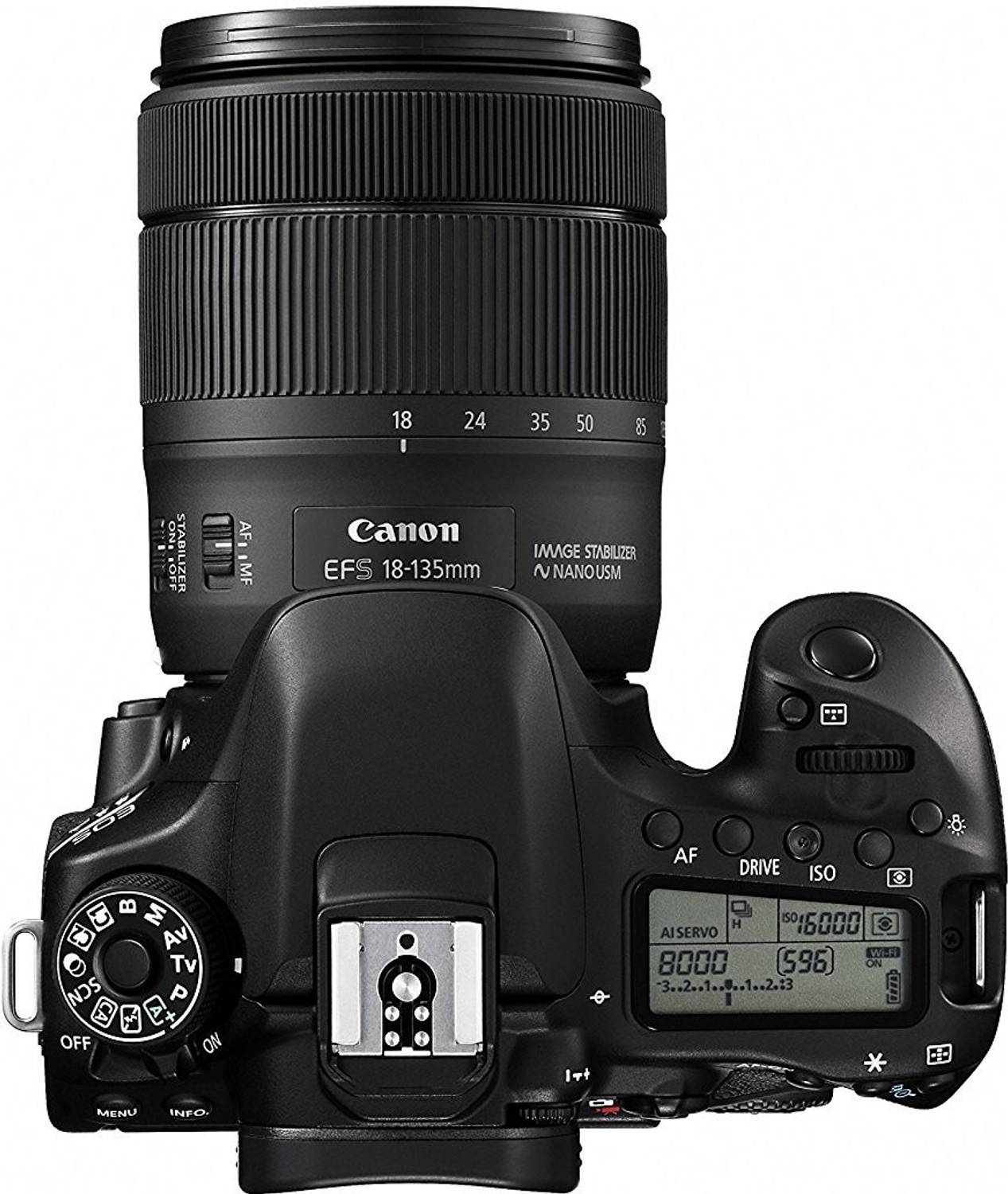 Canon EOS 80D DSLR Camera Body with 18-135 mm Lens Price in India