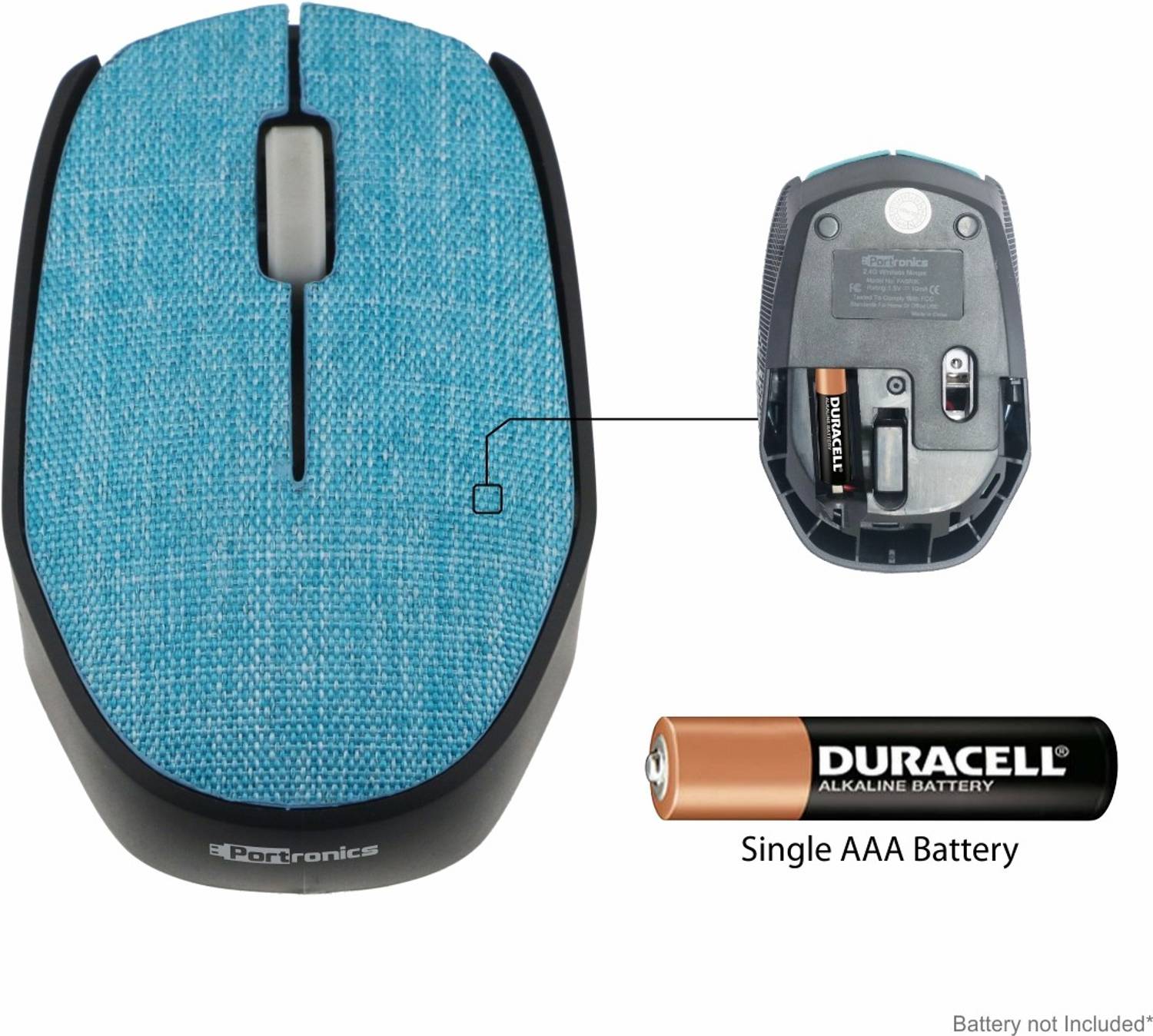Portronics POR-828 Fabrik Wireless Mouse - Image 5