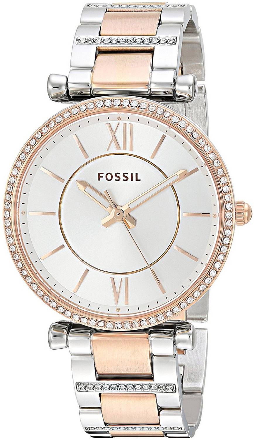 Fossil ES4342 Carlie Three-Hand Two-Tone Stainless Steel Watch Carlie Three-Hand Two-Tone Stainless Steel Watch - ES4342  main image 3