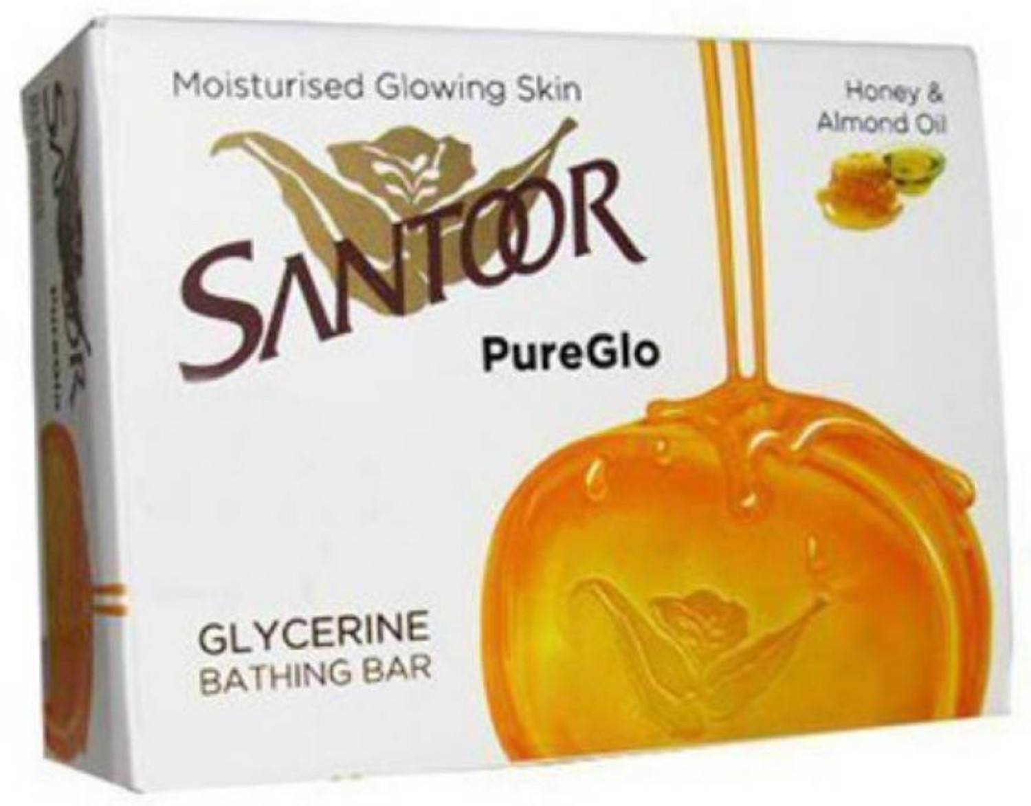 Image of Santoor PureGlo Glycerine Bathing Bar