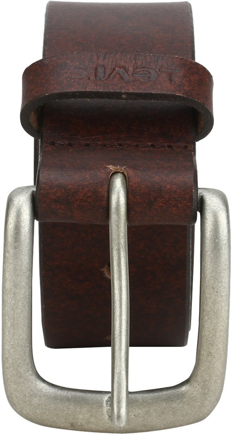 Image of LEVI'S Men Casual Brown Genuine Leather Belt