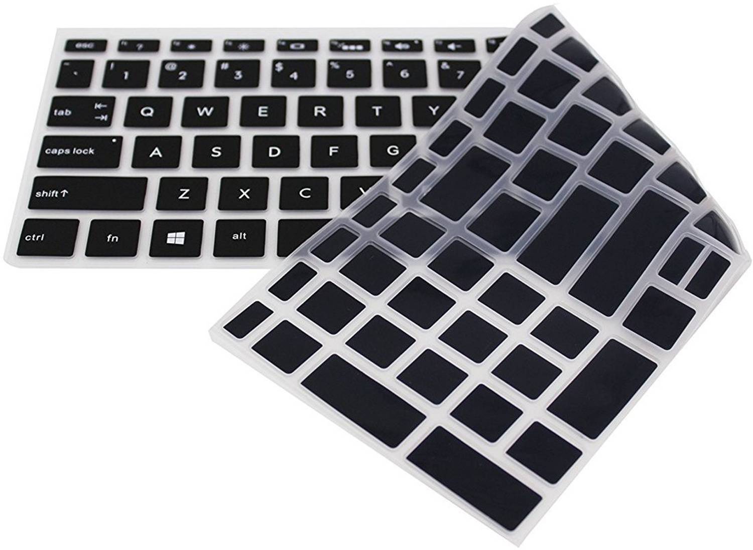 Saco Keyboard Protector Cover Skin Fit for 15q-BY002AU 2017 Laptop Keyboard Skin
