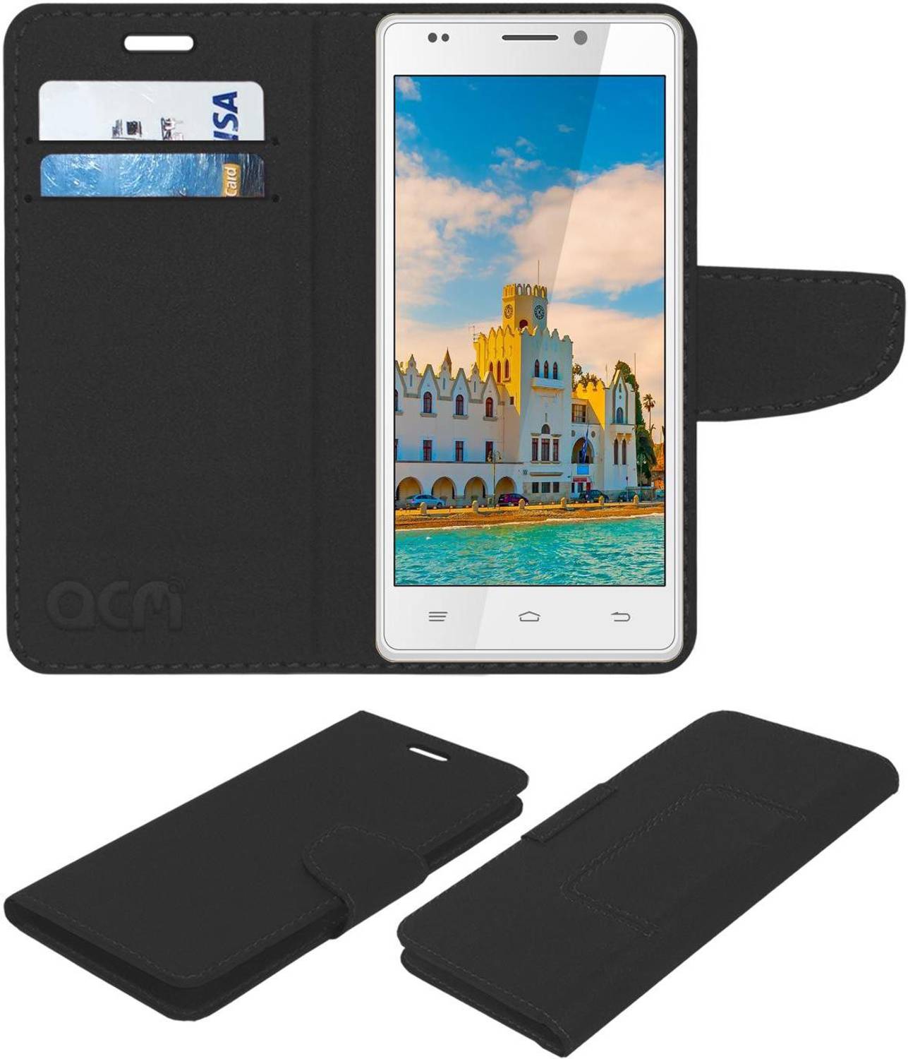 ACM Flip Cover for Intex Aqua Power Hd