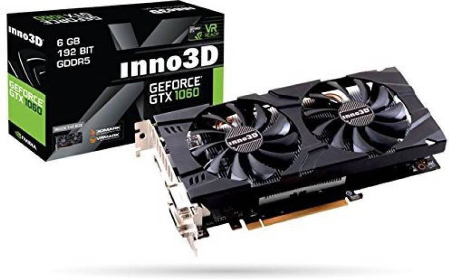 Inno3D GTX 1060 GDDR5 GB NVIDIA Chipset 192 bit 1506 MHz