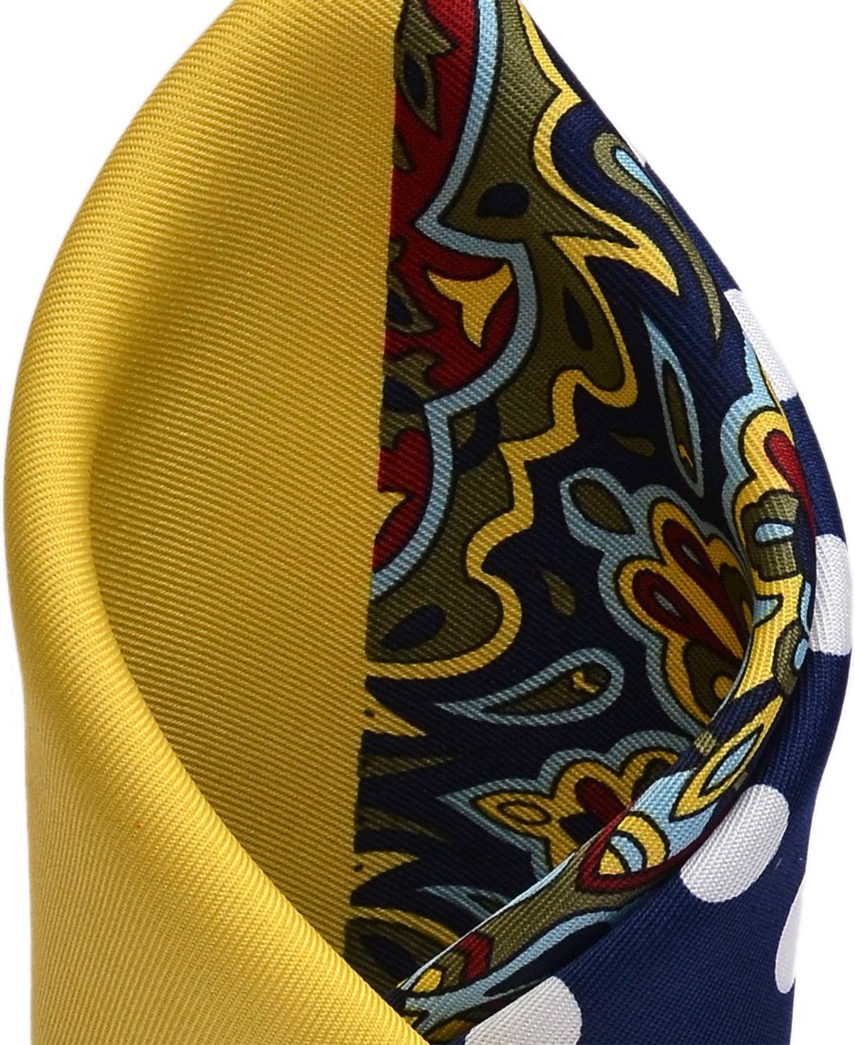 CALVADOSS Printed Polycotton Pocket Square