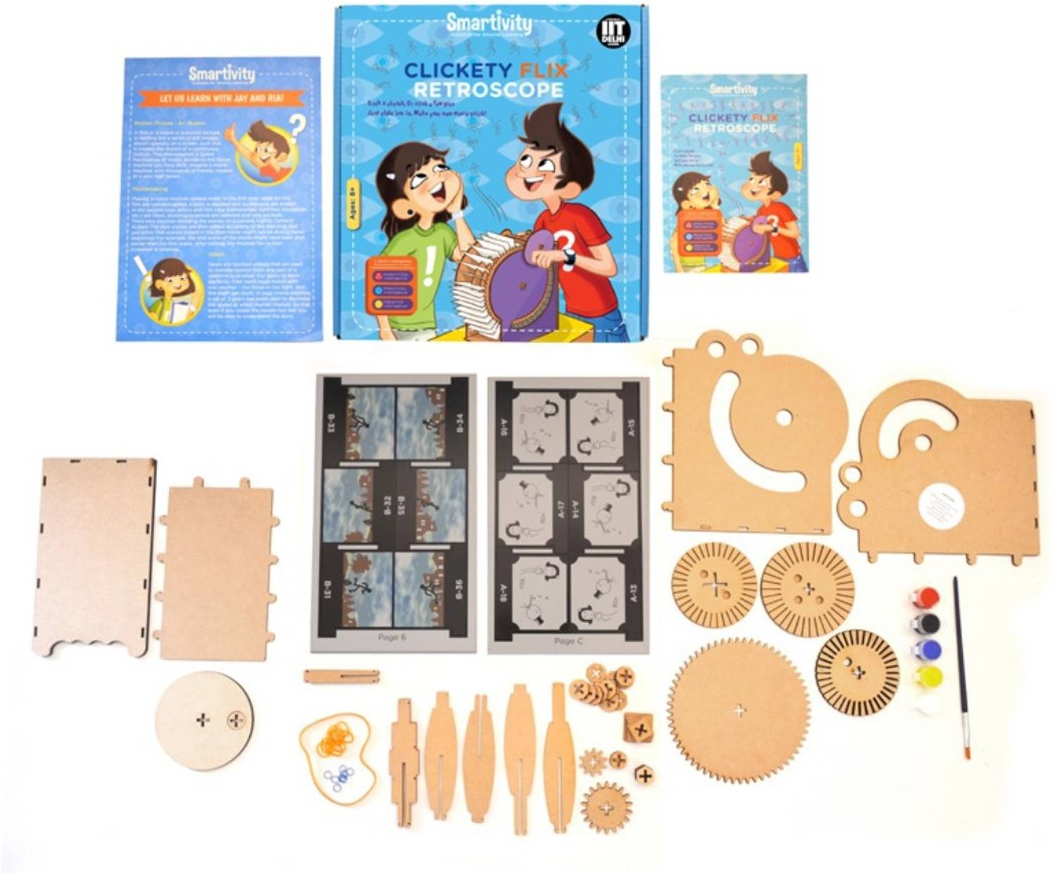 Kit Scientifique SMARTIVITY Clickety Flix – Rétroscope Jouet éducatif STEM