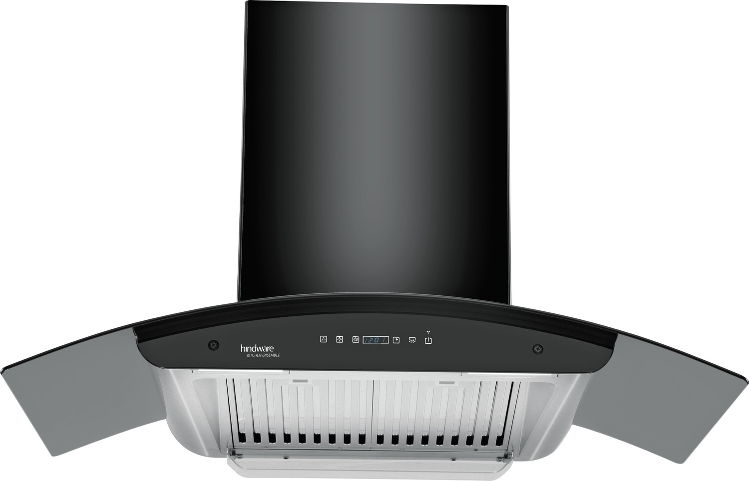 Image of Hindware Trevo 90 Auto-Clean 1200 CMH /m3 /h 90 cm Auto Clean Chimney