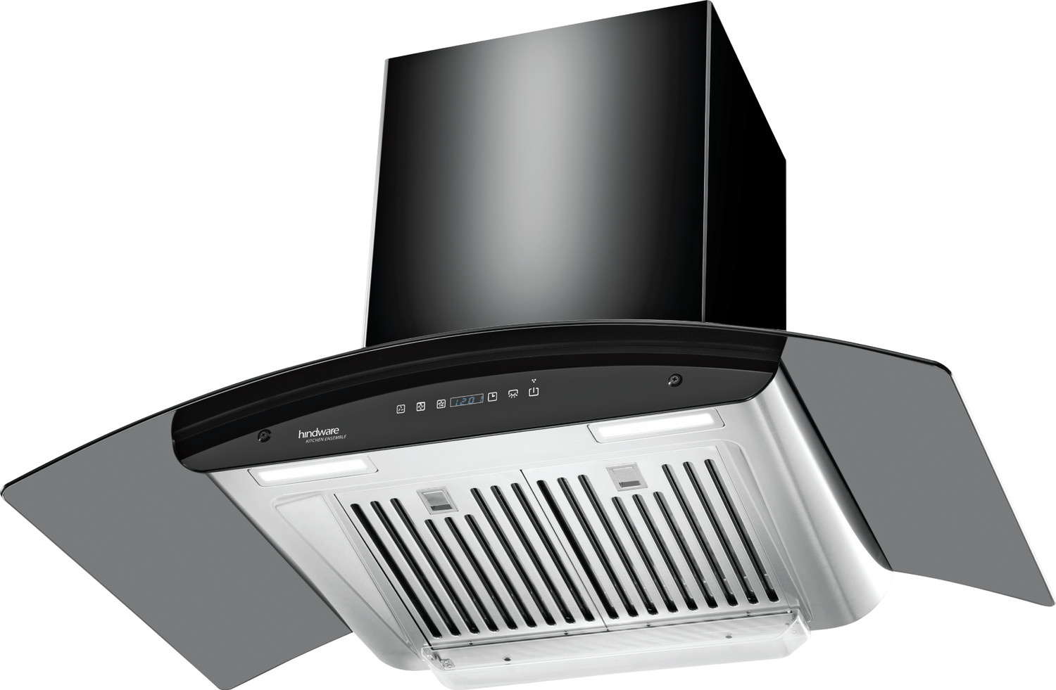 Image of Hindware Trevo 90 Auto-Clean 1200 CMH /m3 /h 90 cm Auto Clean Chimney