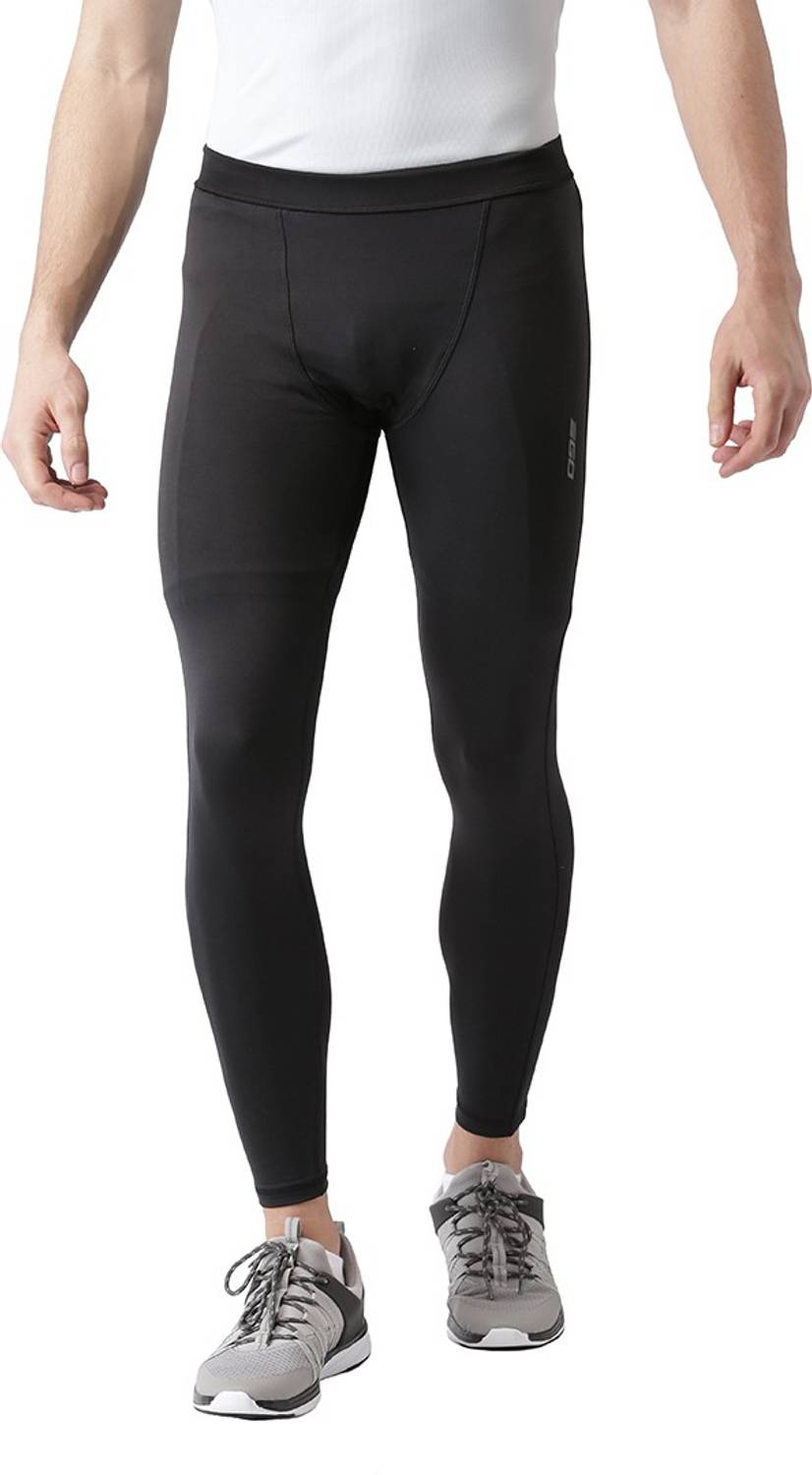 2GO Solid Men Black Tights