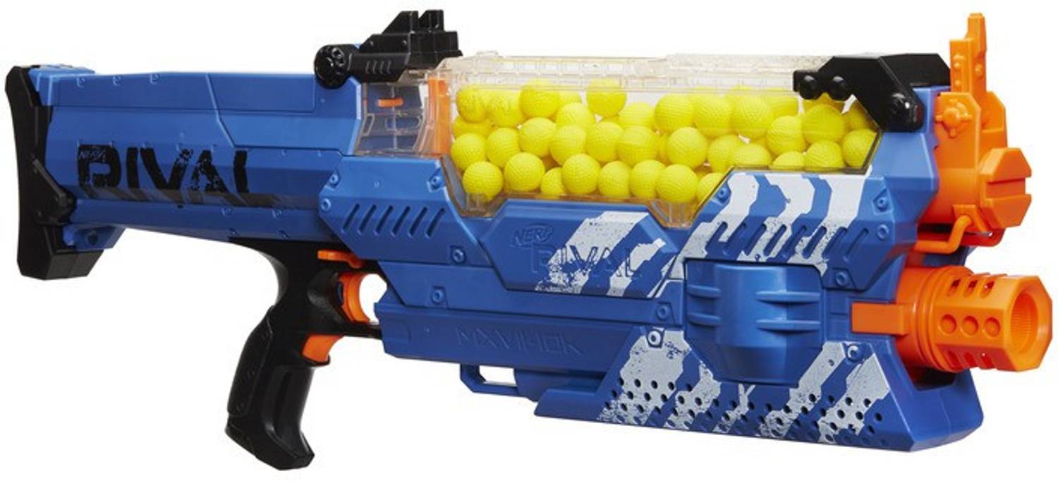 ナーフ ライバル ネメシス 充電式のバッテリー付き rival-nemesis-blue-nerf-