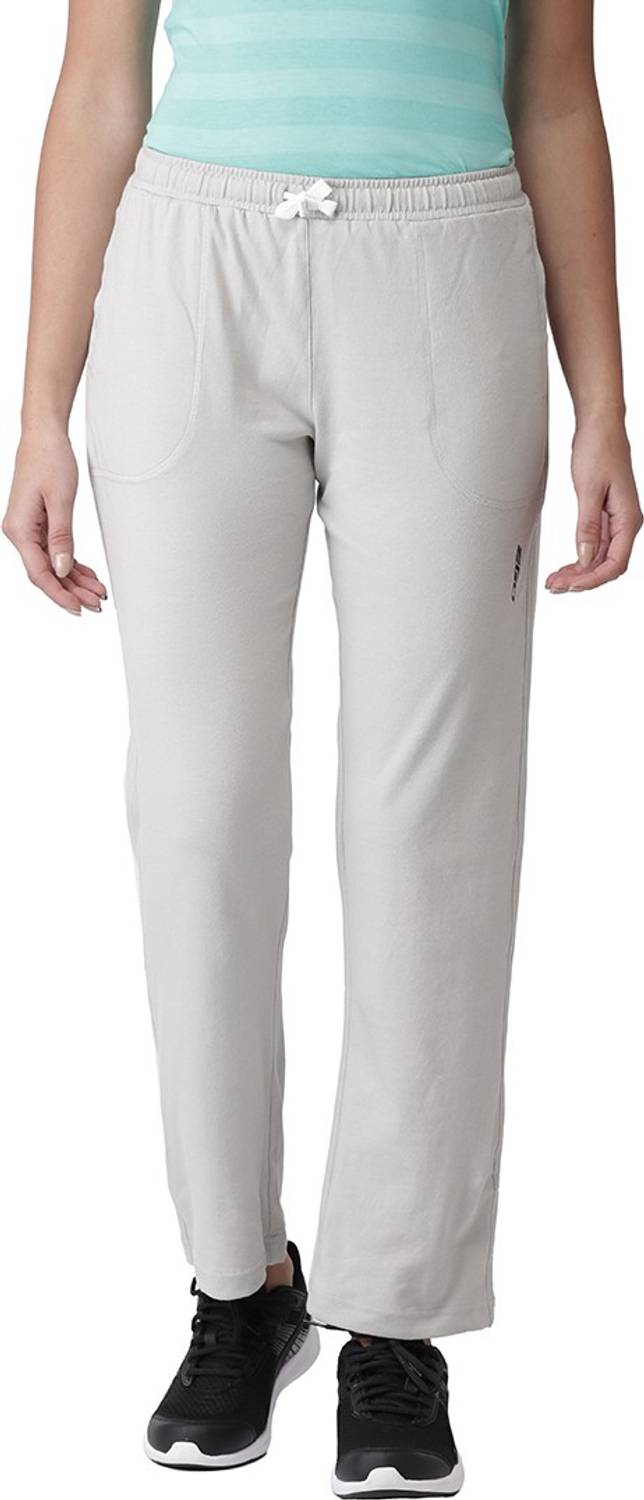 2GO Solid Women Grey Track Pants