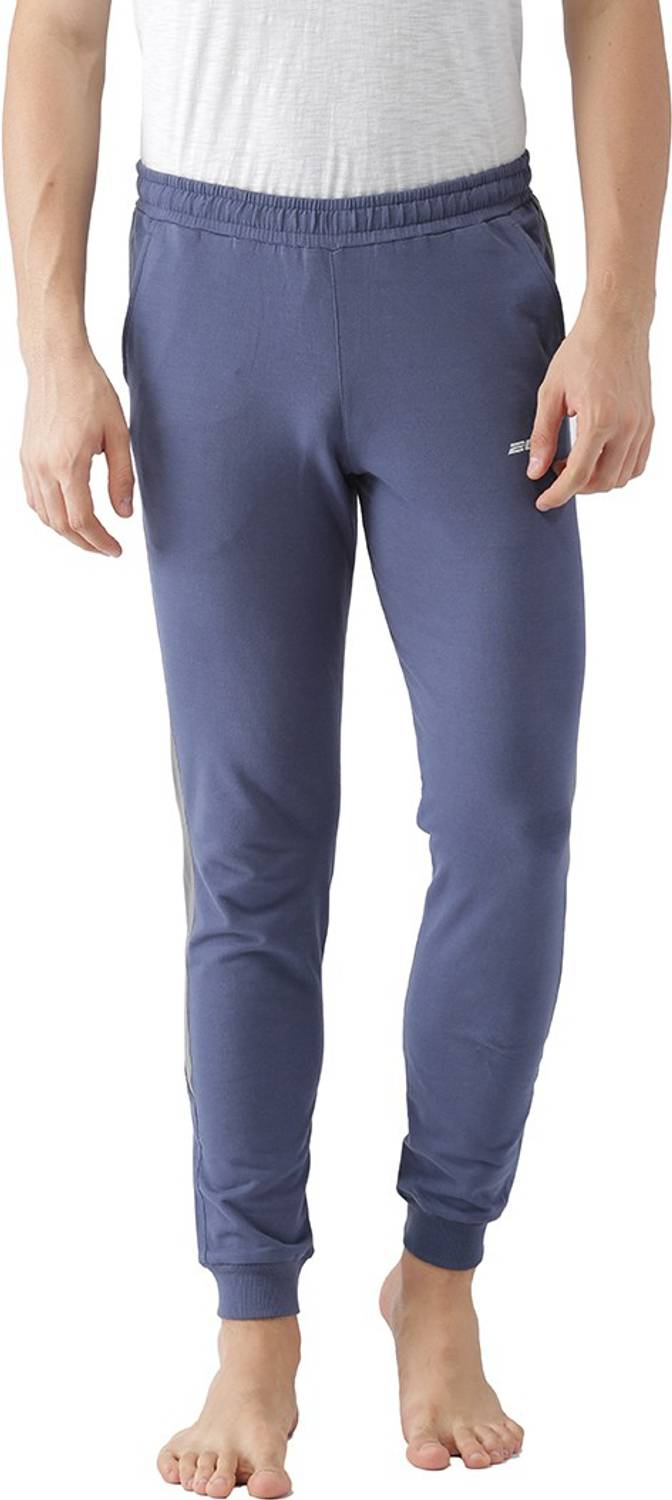 2GO Solid Men Blue Track Pants