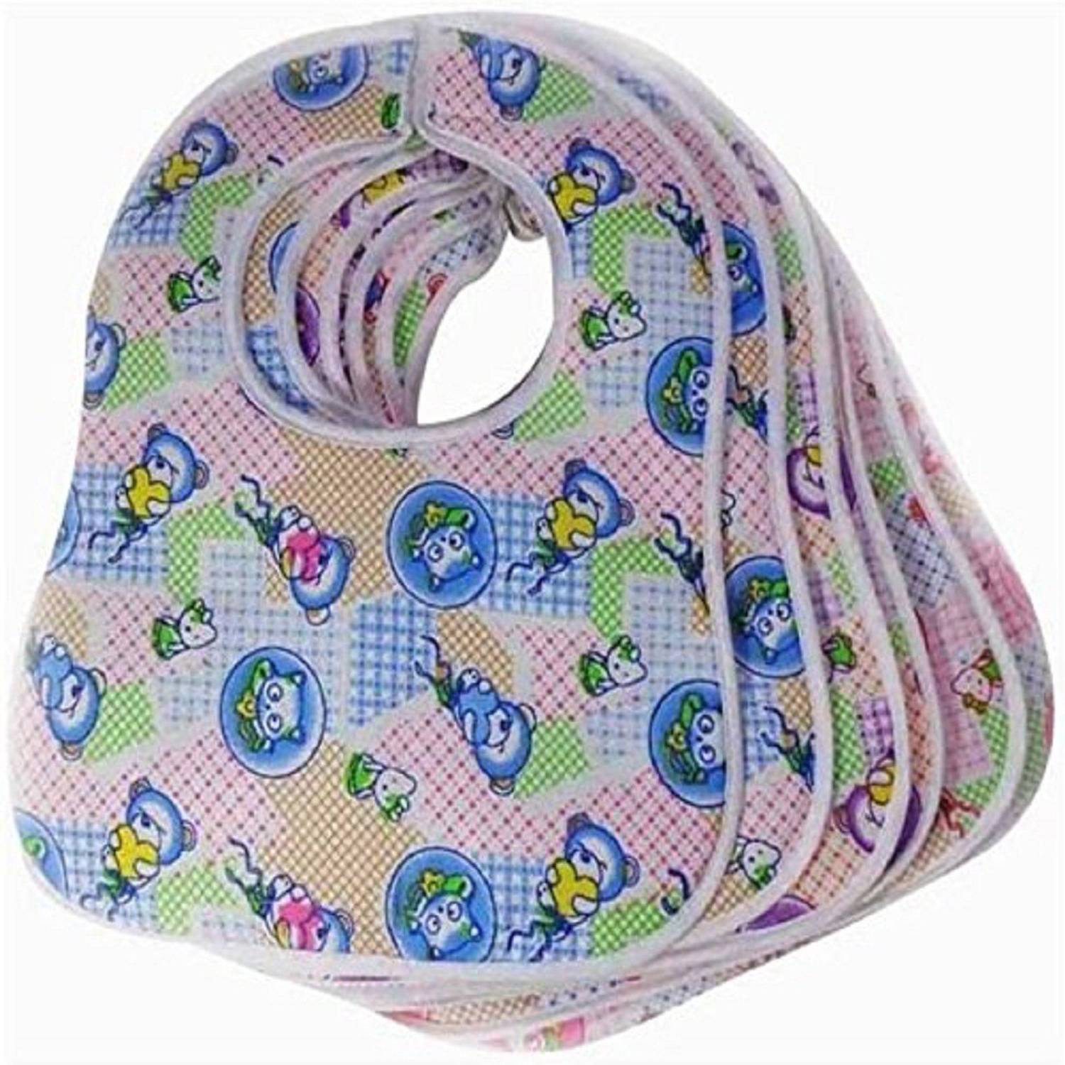 BABIQUE Velcro Bib for Kids (Multicolour)