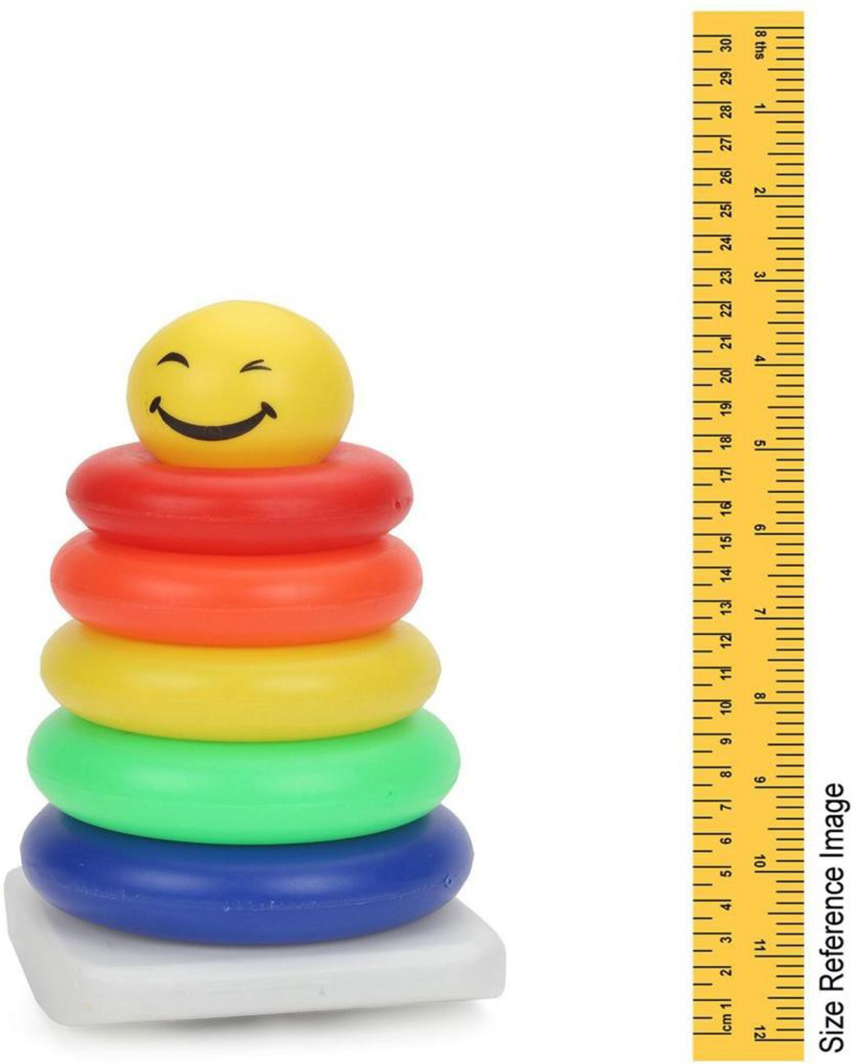 Image of Ratnas SMILEY RING SMALL 5 RINGS FOR KIDS (STACKING FUN)