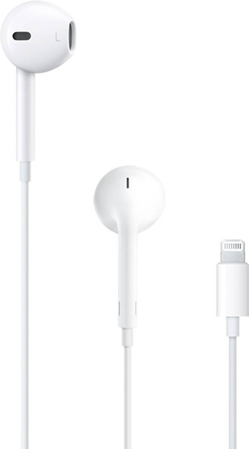 APPLE EarPods with Lightning Connector Wired Headset (White, In t