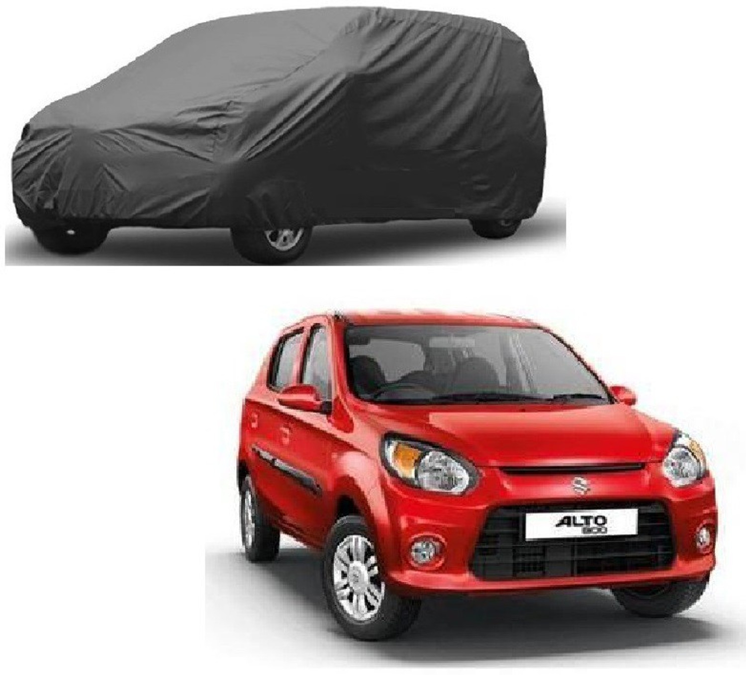 Image of Furious3D Car Cover For Maruti Suzuki Alto 800 (Without Mirror Pockets)