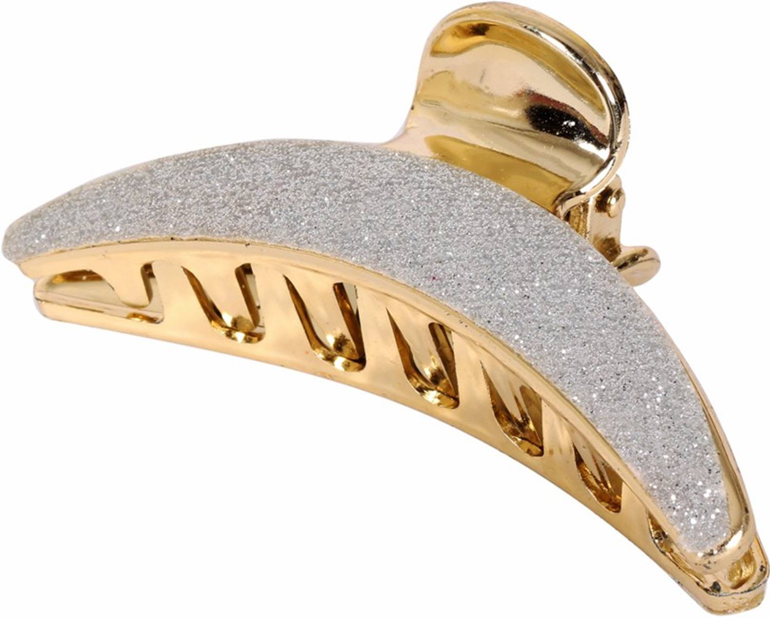 Ayesha Fashion women silver metal Hair Clip