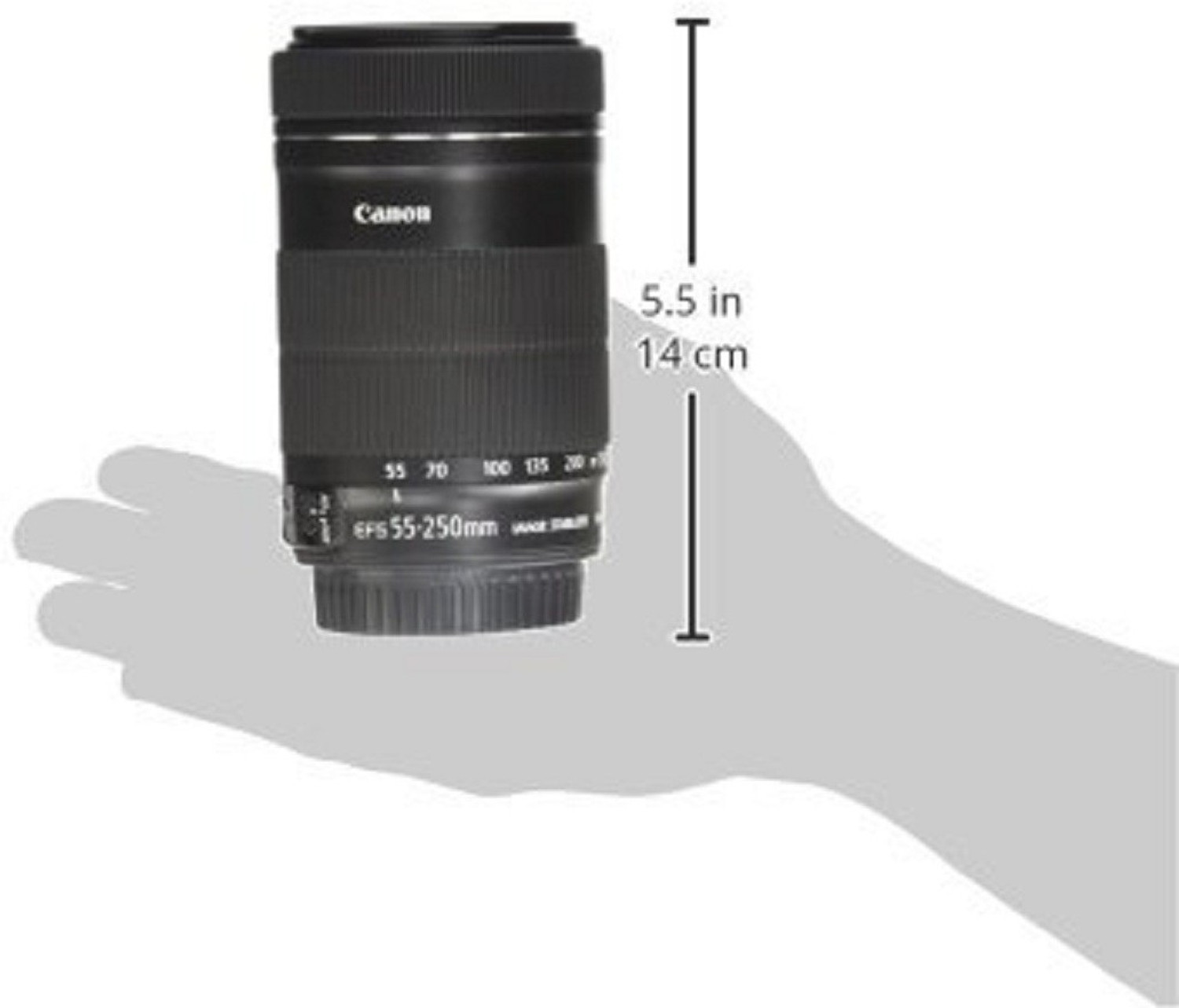 Image of Canon EF-S 55-250mm F4-5.6 IS STM for SLR Cameras Telephoto Zoom Lens