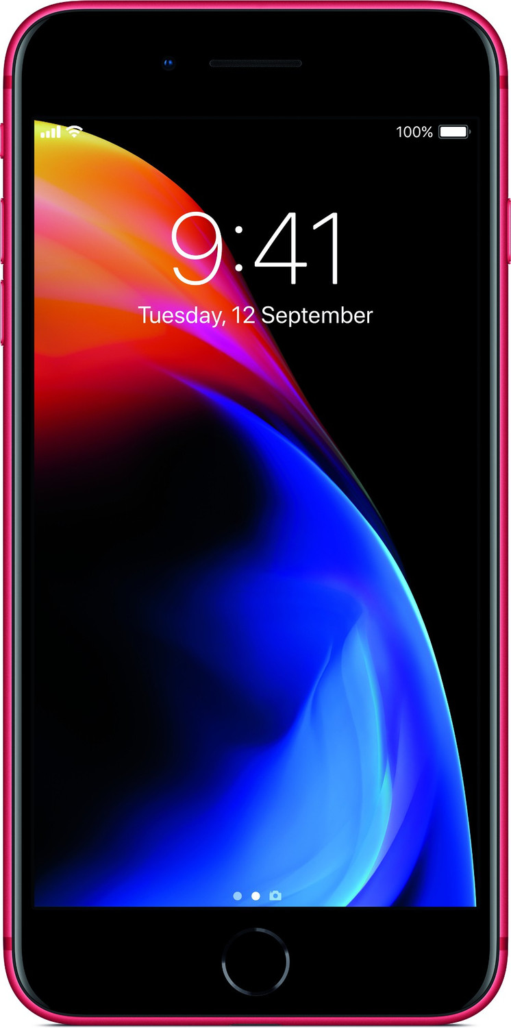 Image of Apple iPhone 8 Plus (PRODUCT)RED (Red, 256 GB)