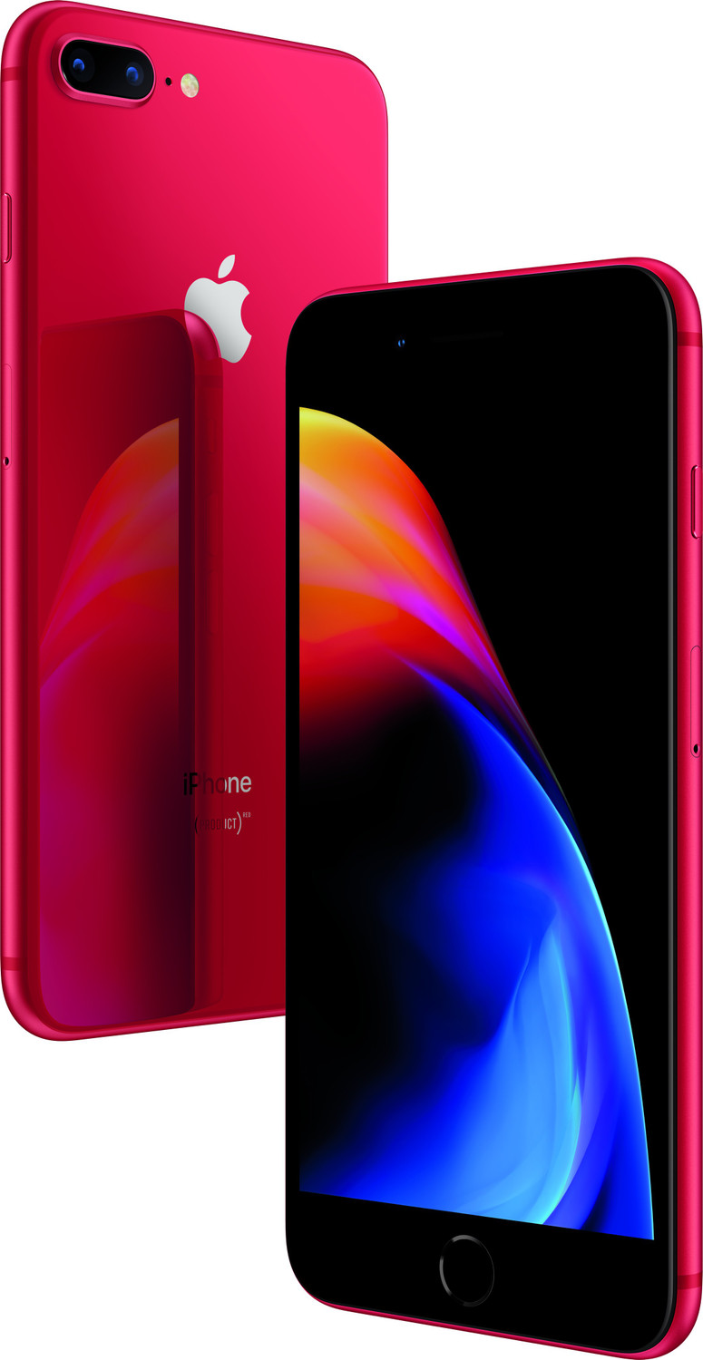 Image of Apple iPhone 8 Plus (PRODUCT)RED (Red, 256 GB)