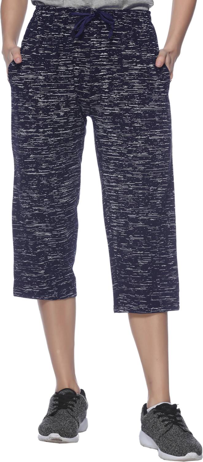 69GAL Capri For Girls Casual Printed Cotton Blend