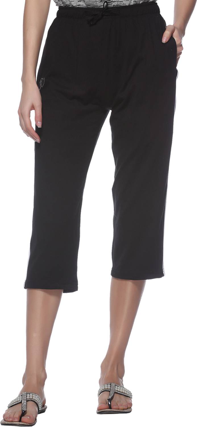 69GAL Capri For Girls Casual Printed Cotton Blend