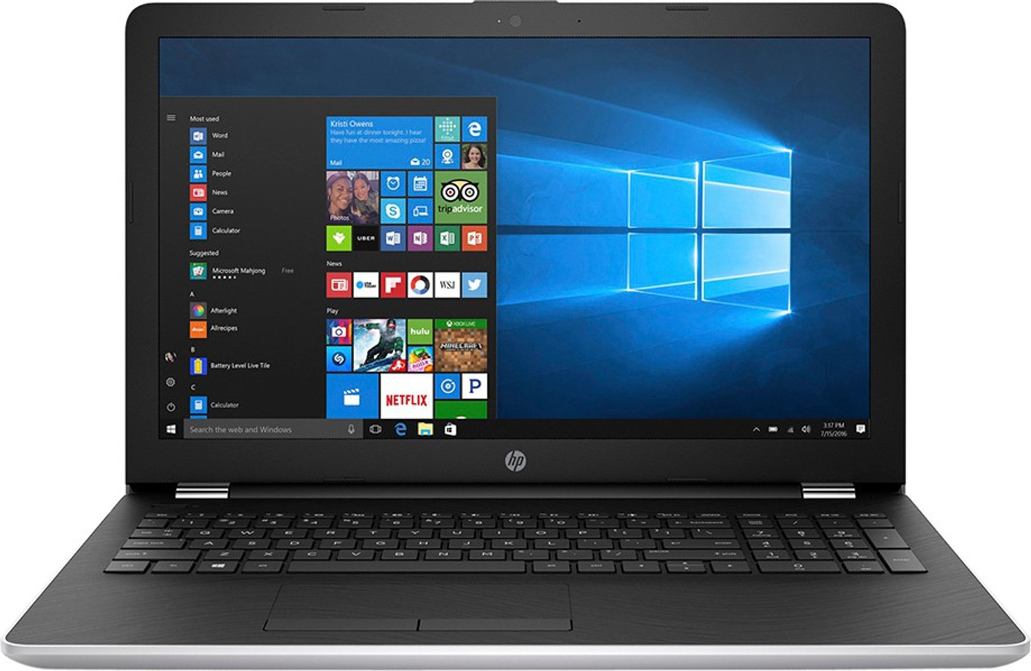 Image of HP 15 Intel Core i5 8th Gen 8250U - (8 GB /1 TB HDD /Windows 10 Home /2 GB Graphics) 15q-bu105TX Laptop