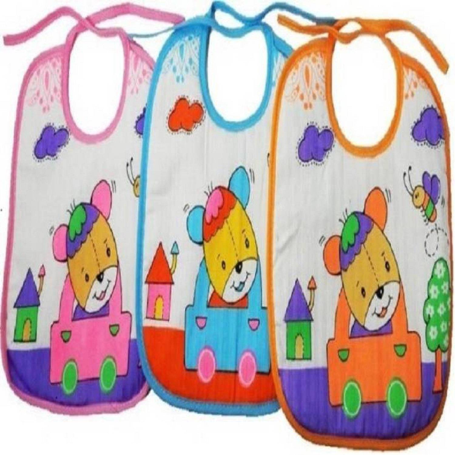 BABIQUE Baby Hozri Bibs (Multi Color)