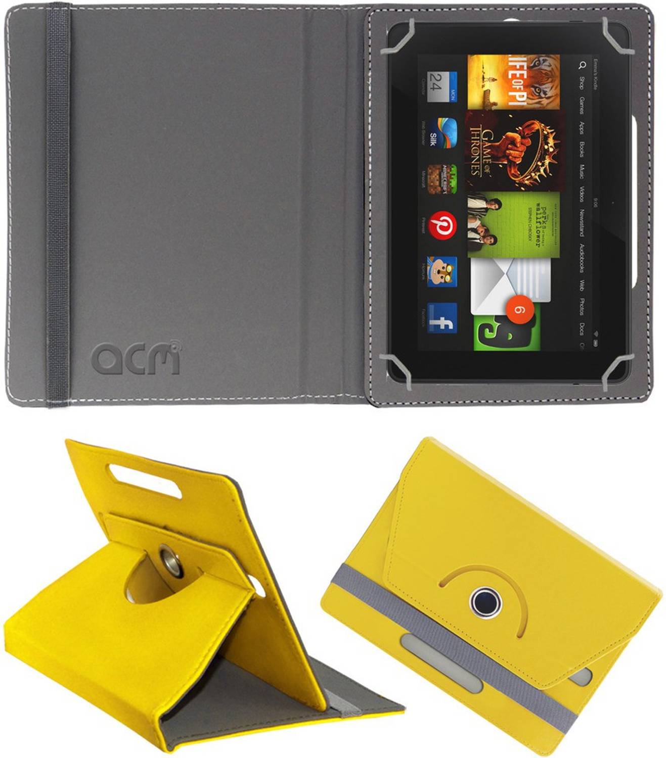 ACM Flip Cover for Kindle Fire Hd 7 2012 2nd Gen