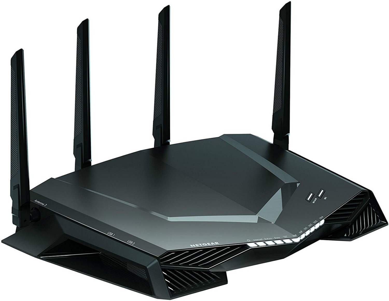 Image of NETGEAR Nighthawk Pro Gaming XR500 Router 2.4 GHz, 5 GHz 2600 Mbps Wifi Speed Dual Band External Antenna Ethernet (Cable Broadband)