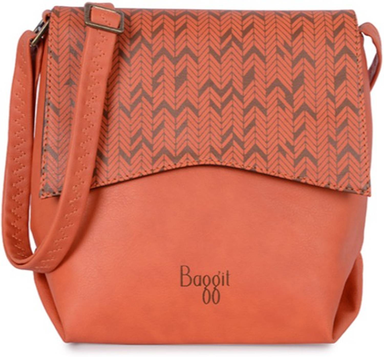 Baggit Orange Sling Bag Lxe4 Standly Y G Z E Carmin Orange (Orange) S2