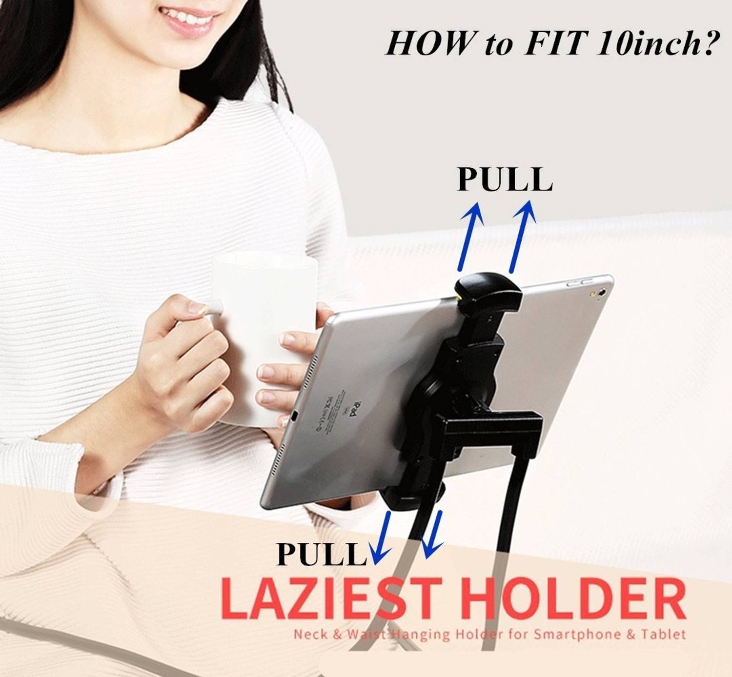 Gooseneck Holder Tablet Arm Holder For Bed Gooseneck Tablet Holder For Bed, 47 Inch Flexible Long Arm IPad Stand