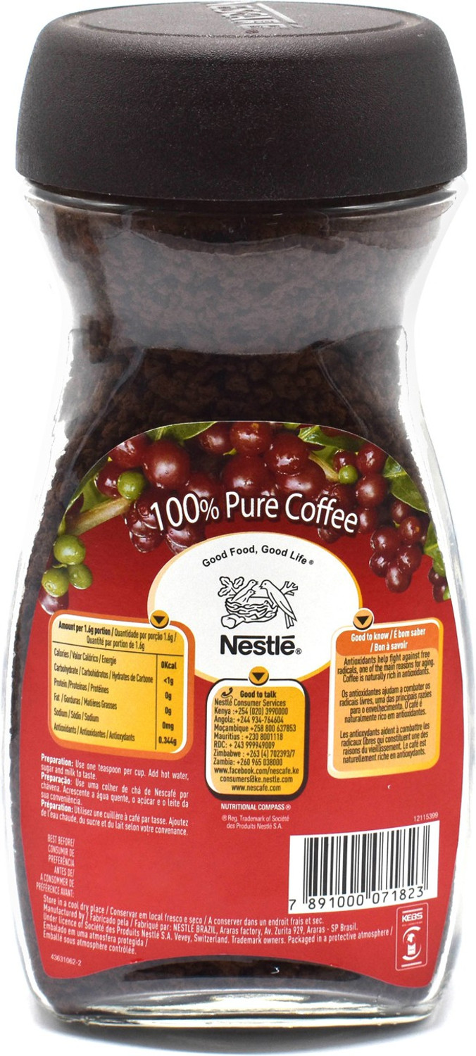 Image of Nescafe Classic Pure Soluble Coffee - 200g Instant Coffee