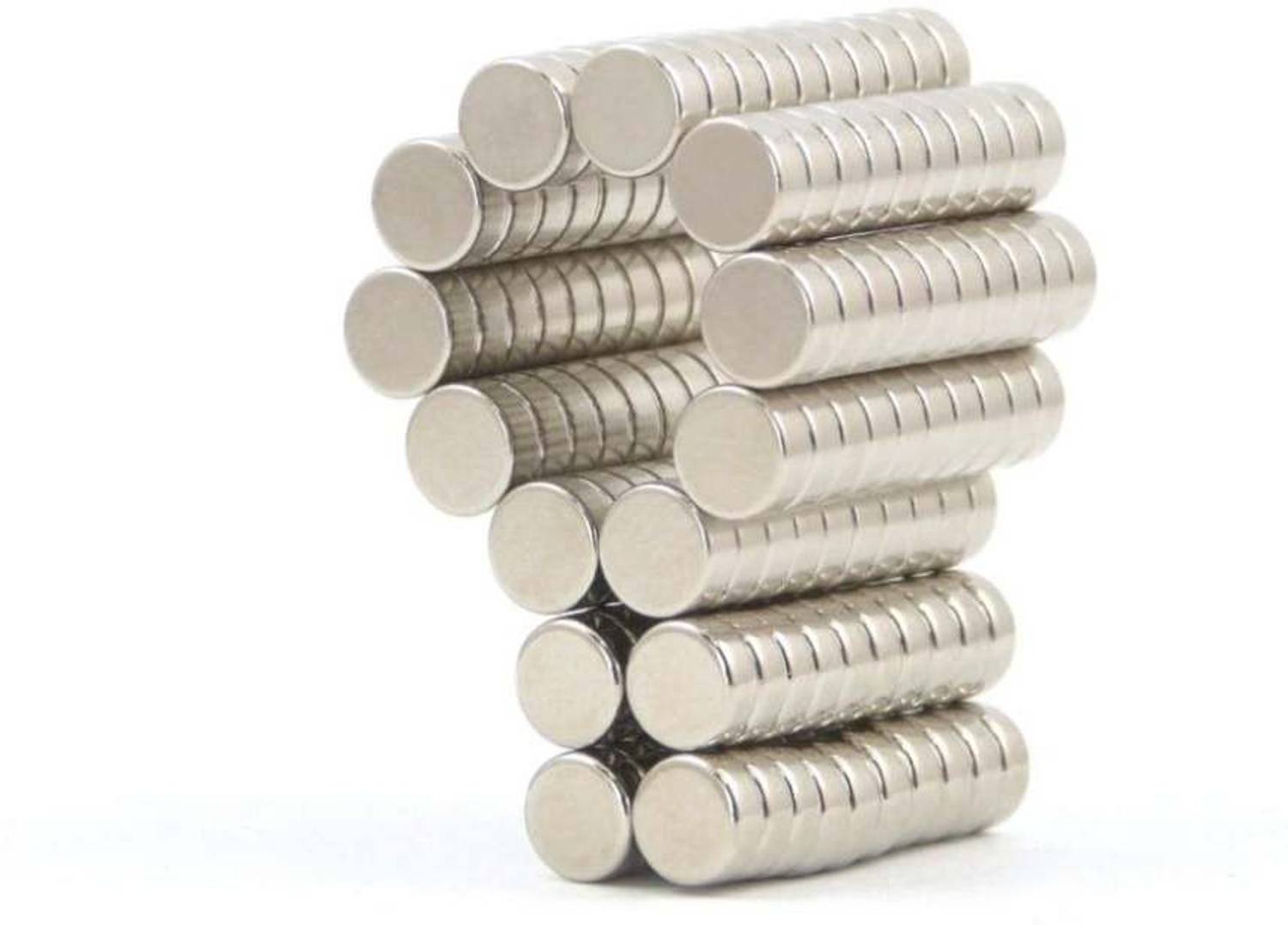 ART IFACT 100 Pieces of 5mm x 1.5mm Neodymium Magnets - N52 Disc magnets - Rare Earth NdfeB Fridge Magnet Pack of 100