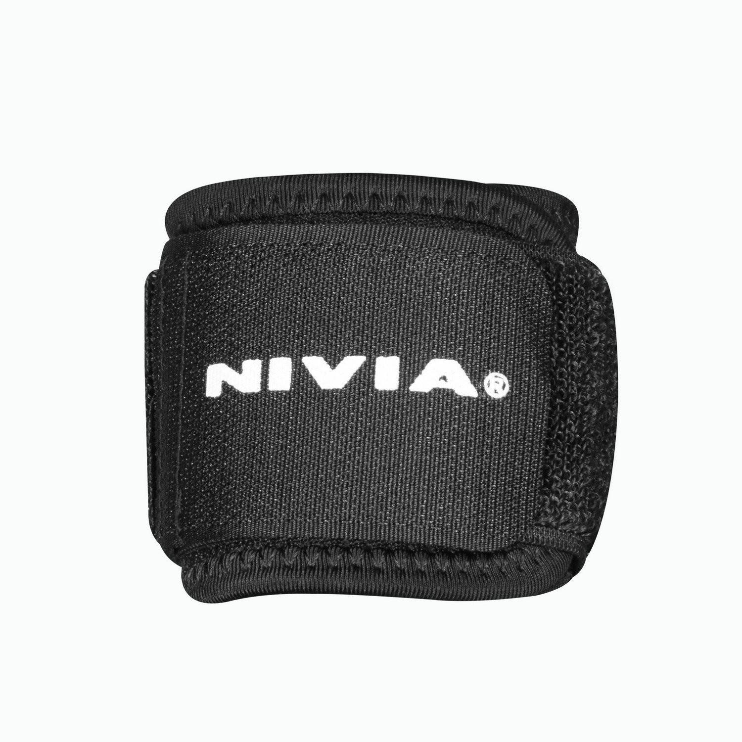 NIVIA WRIST SUPPORT BLACK(2 PIECES) Hand Grip/Fitness Grip