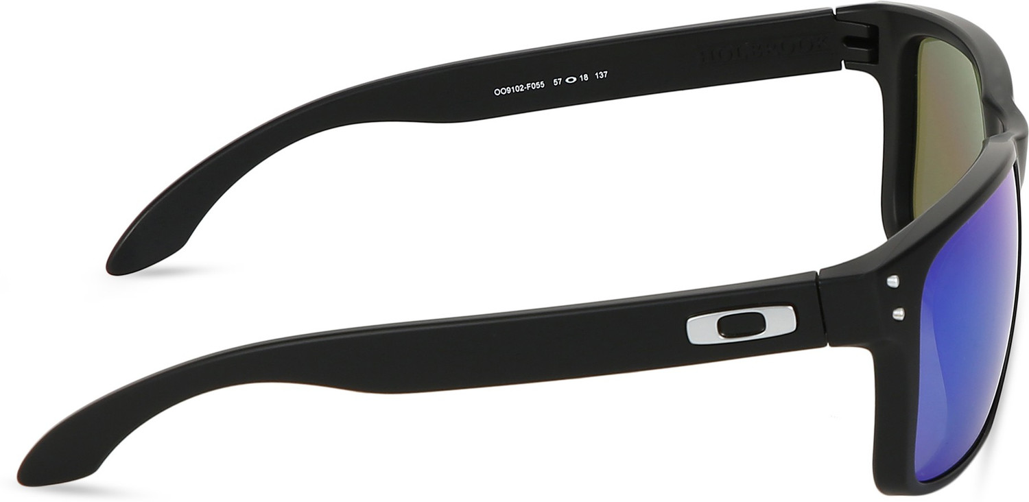 Image of OAKLEY HOLBROOK Retro Square Sunglass (For Men & Women, Blue)