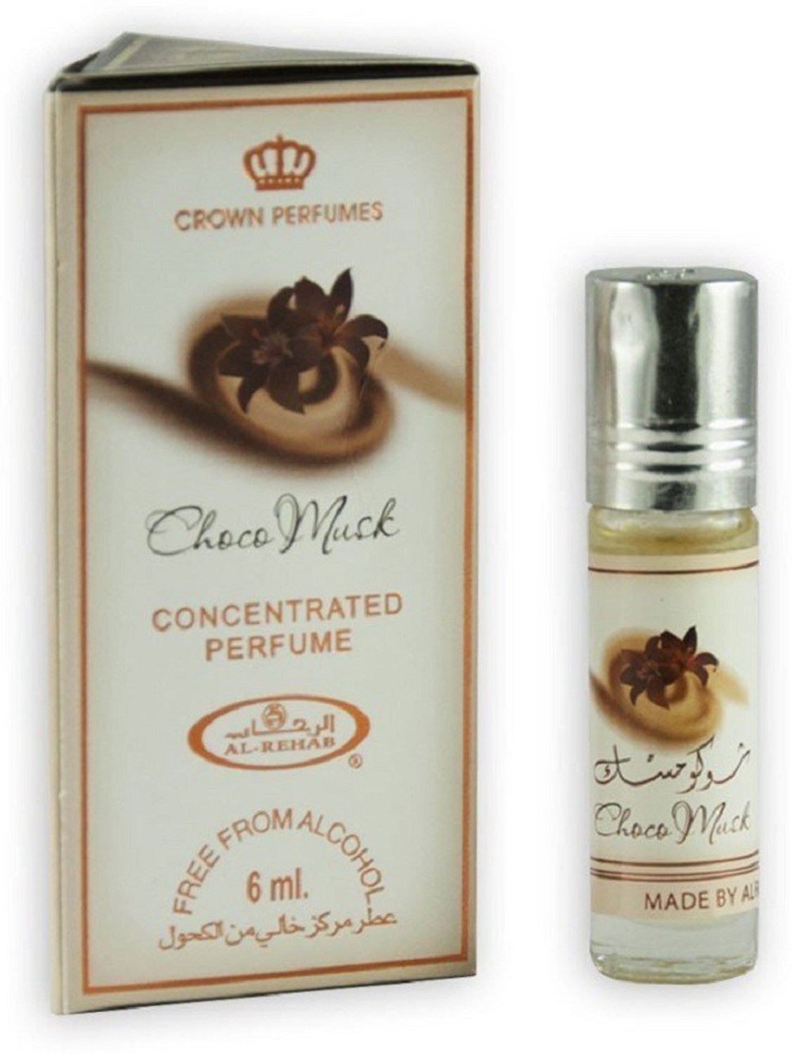 Image of Al Rehab Perfumes Choco Musk Concentrated Rollon Perfume - 6 ml