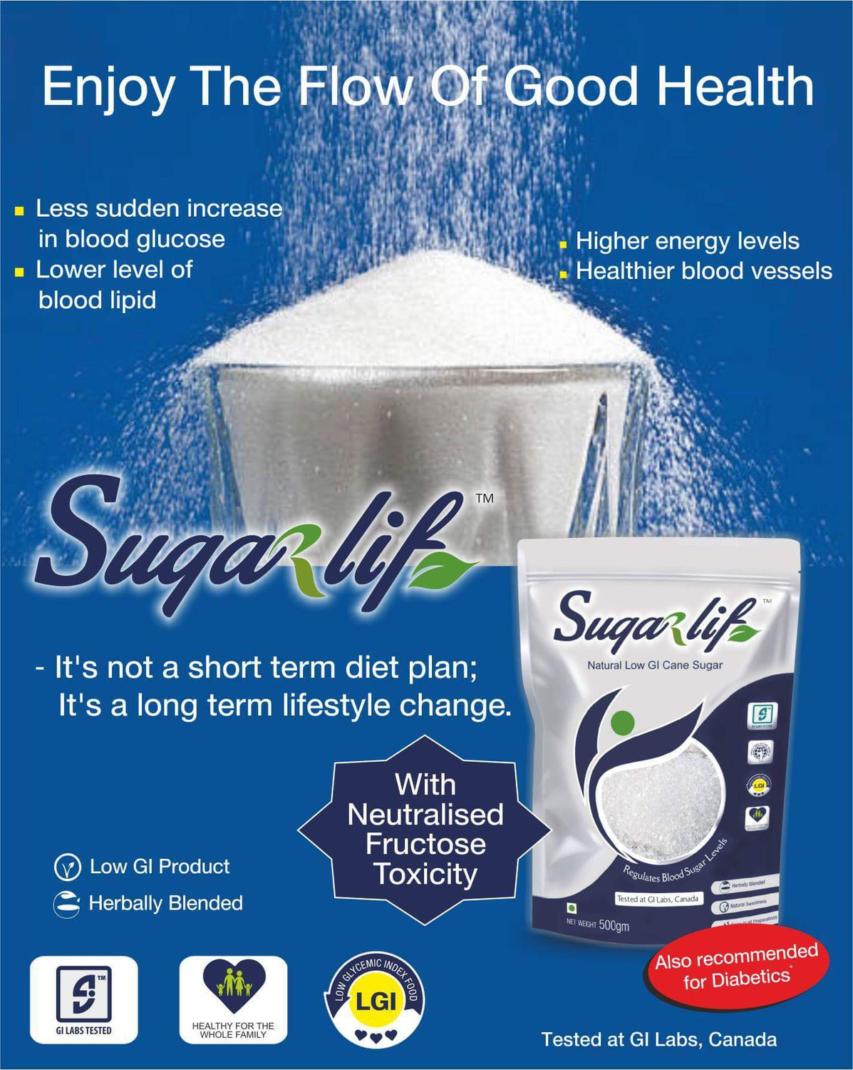 Image of Sugarlif LOW GI White Sugar