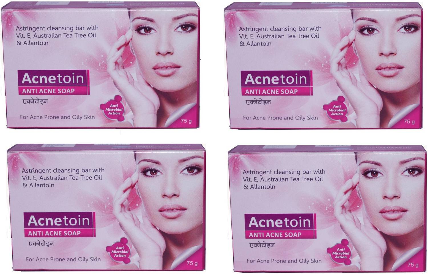 Acnetion Anti Acne Soap with Anti Microbial Action