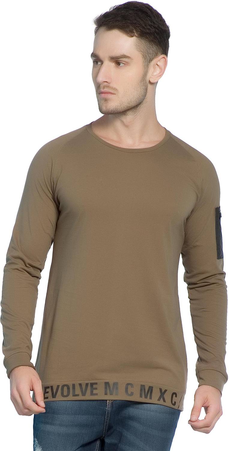 Alan Jones Embroidered, Graphic Print Men Round Neck Green T-Shirt