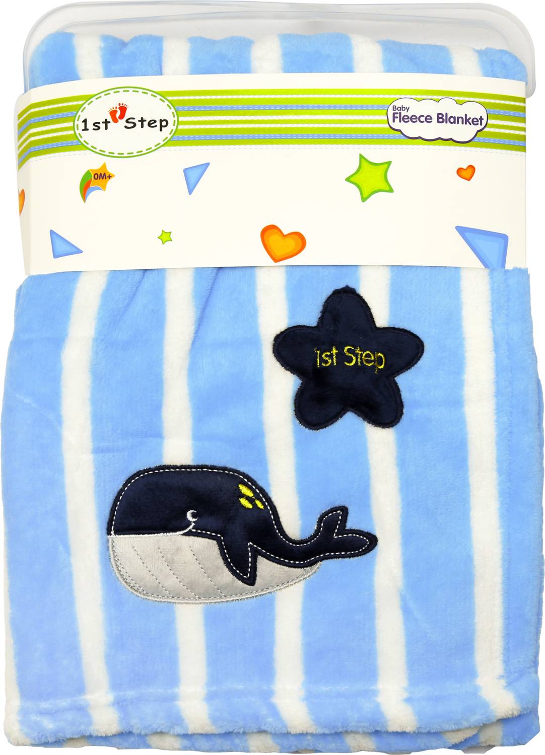 1st Step Striped Single Crib Baby Blanket for  Heavy Winter