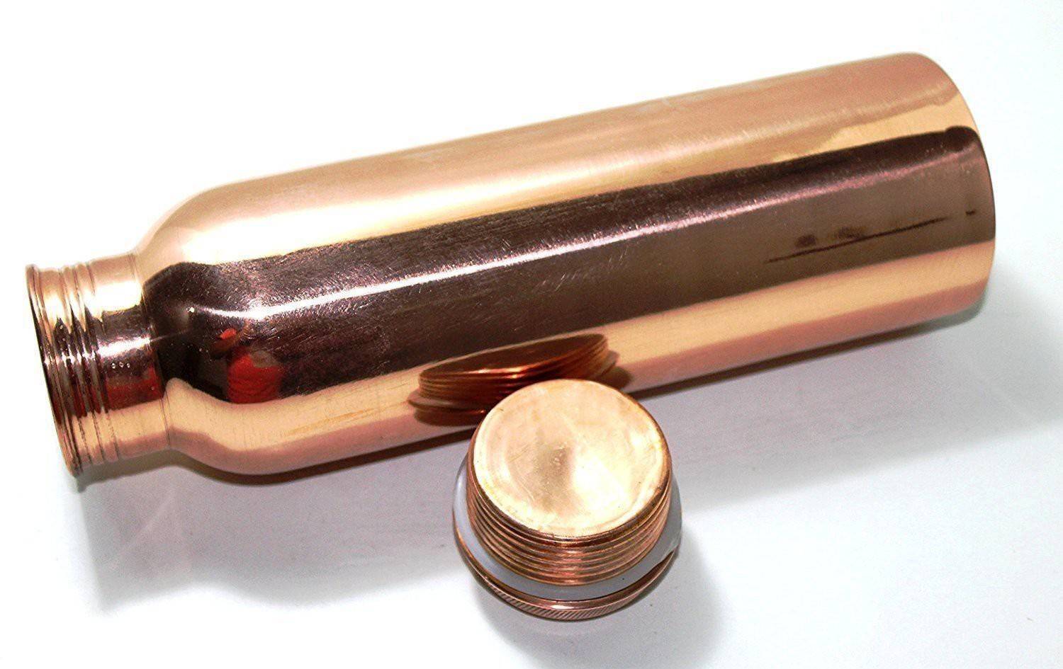akshara Copper Water Bottle, Ayurvedic Health Benefits For Your Family, 1000 ml Copper Bottle