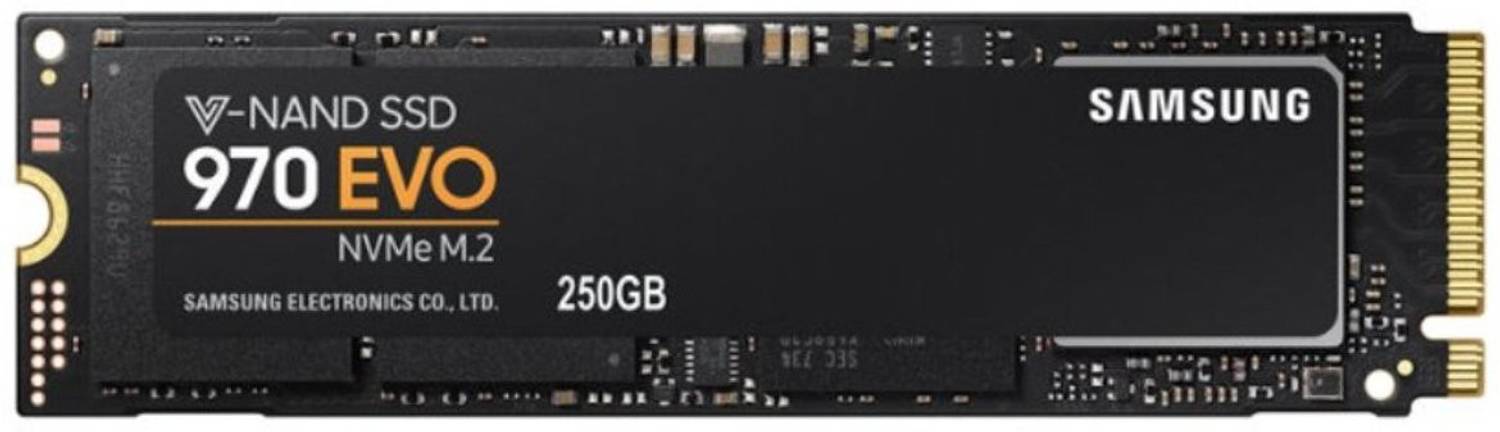 Samsung 970 Evo Series - pcie nvme - M.2 Internal 250 GB Laptop