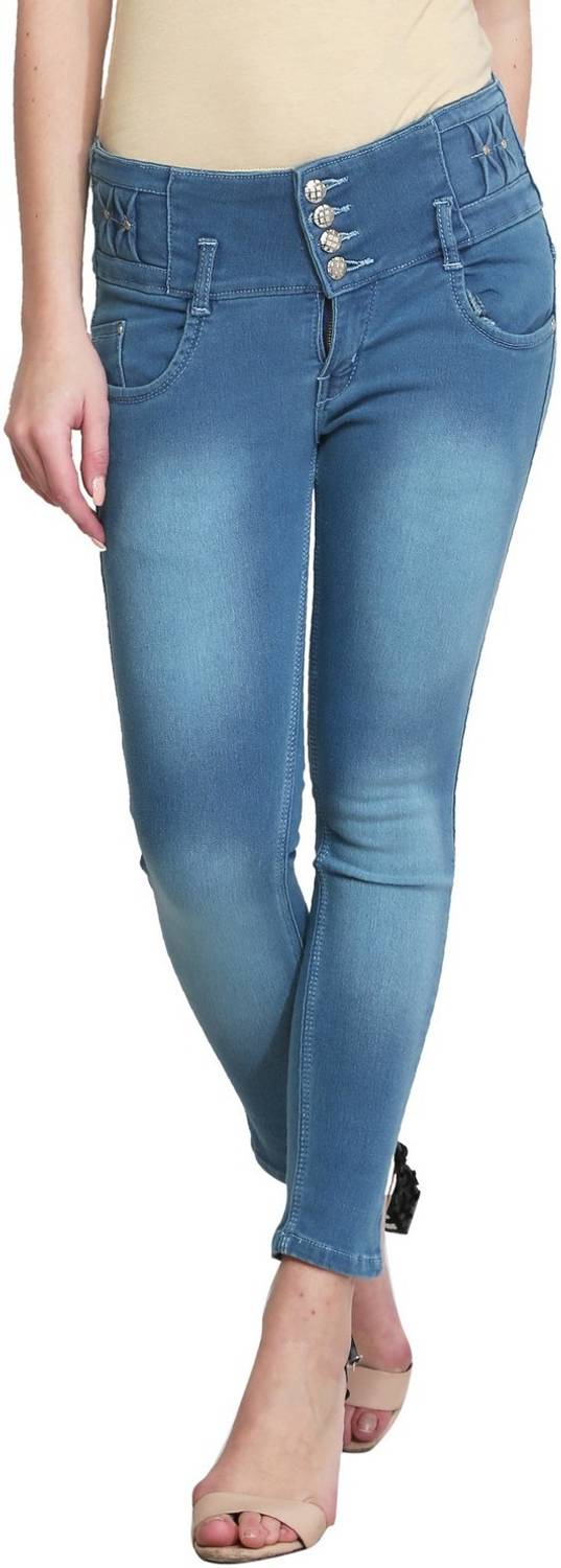 A-Okay Skinny Women Blue Jeans