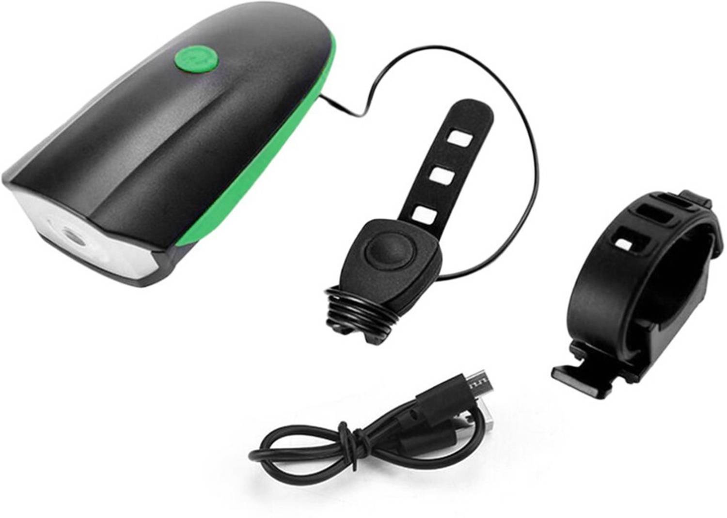 Amazing New 3 mode USB rechargeable high quality LED Bike Bicycle head light with horn speaker LED Front Light